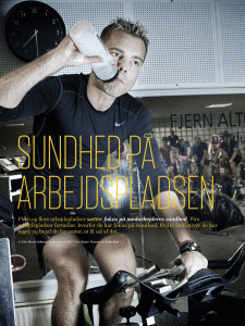 Sundhed på arbejdspladsen / Djøfbladet januar 2015